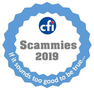 CFIC Scammie badge 2019