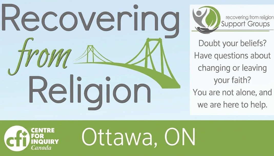 Recovering from Religion Starting in Ottawa with CFIC